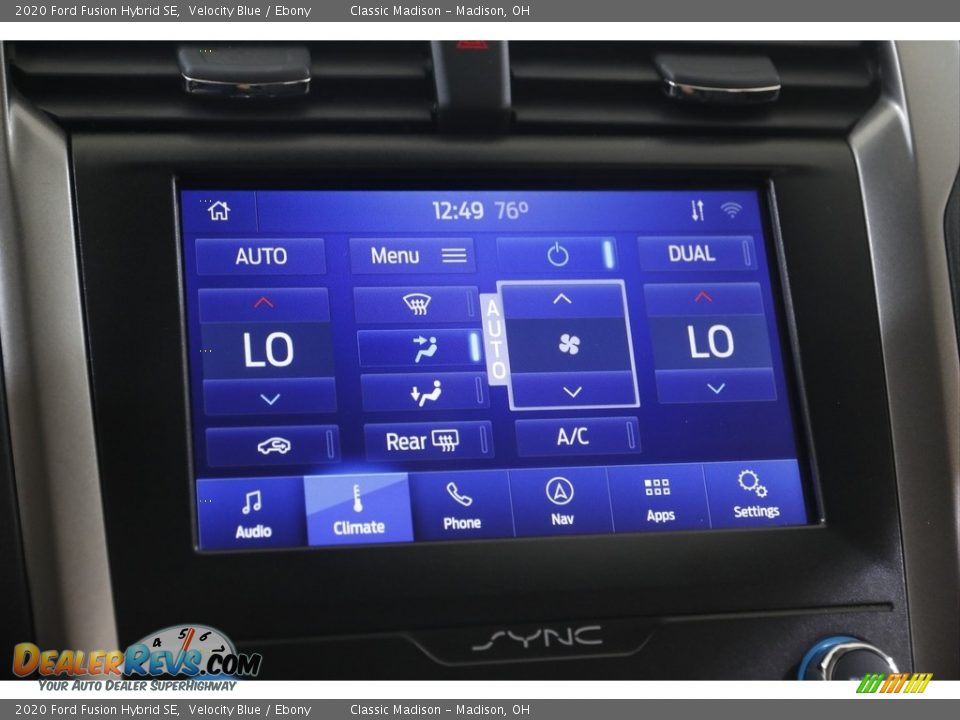Controls of 2020 Ford Fusion Hybrid SE Photo #12