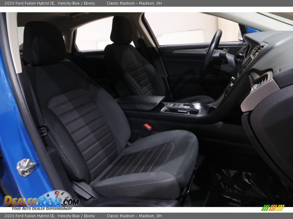 2020 Ford Fusion Hybrid SE Velocity Blue / Ebony Photo #18