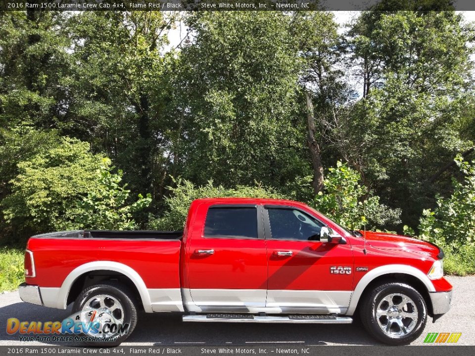 Flame Red 2016 Ram 1500 Laramie Crew Cab 4x4 Photo #6