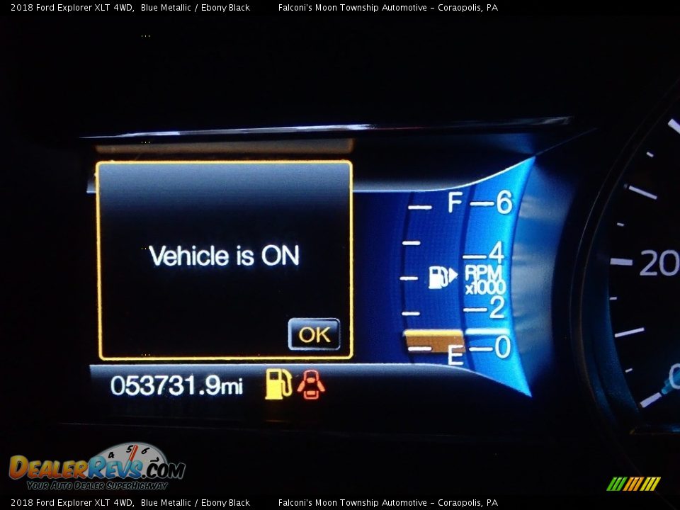 2018 Ford Explorer XLT 4WD Blue Metallic / Ebony Black Photo #29