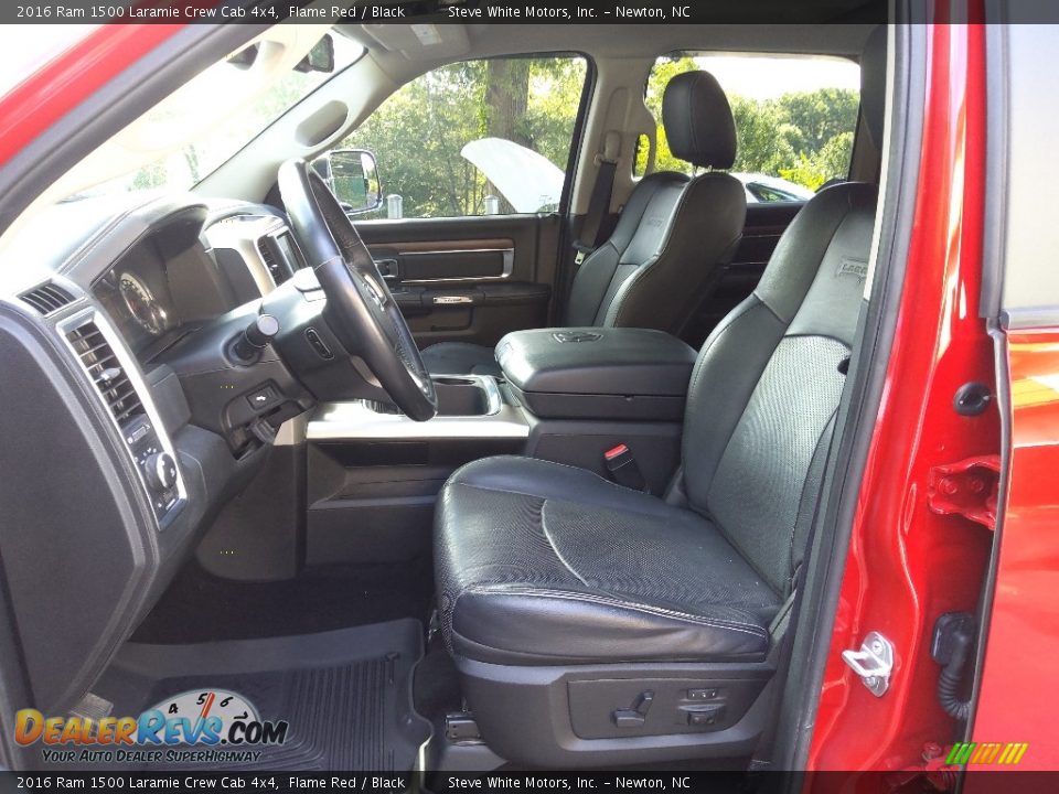 Front Seat of 2016 Ram 1500 Laramie Crew Cab 4x4 Photo #13