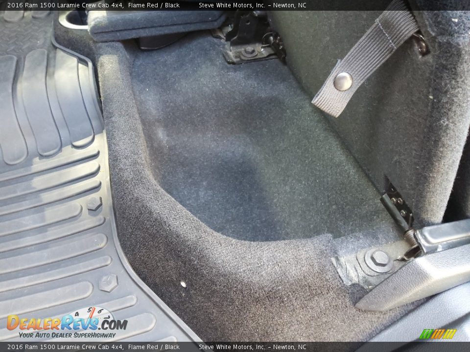 Rear Seat of 2016 Ram 1500 Laramie Crew Cab 4x4 Photo #17