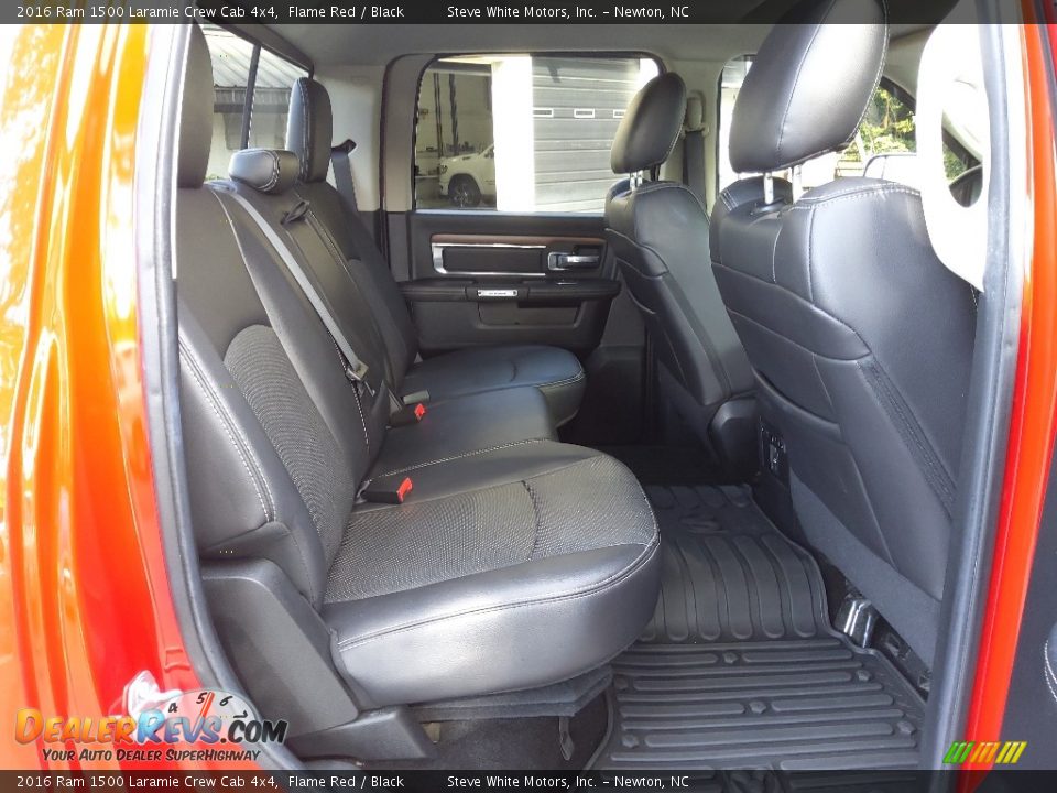 Rear Seat of 2016 Ram 1500 Laramie Crew Cab 4x4 Photo #19