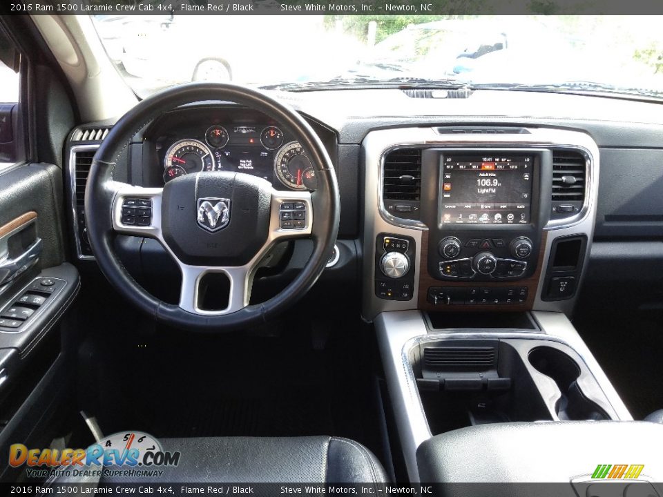 Dashboard of 2016 Ram 1500 Laramie Crew Cab 4x4 Photo #23