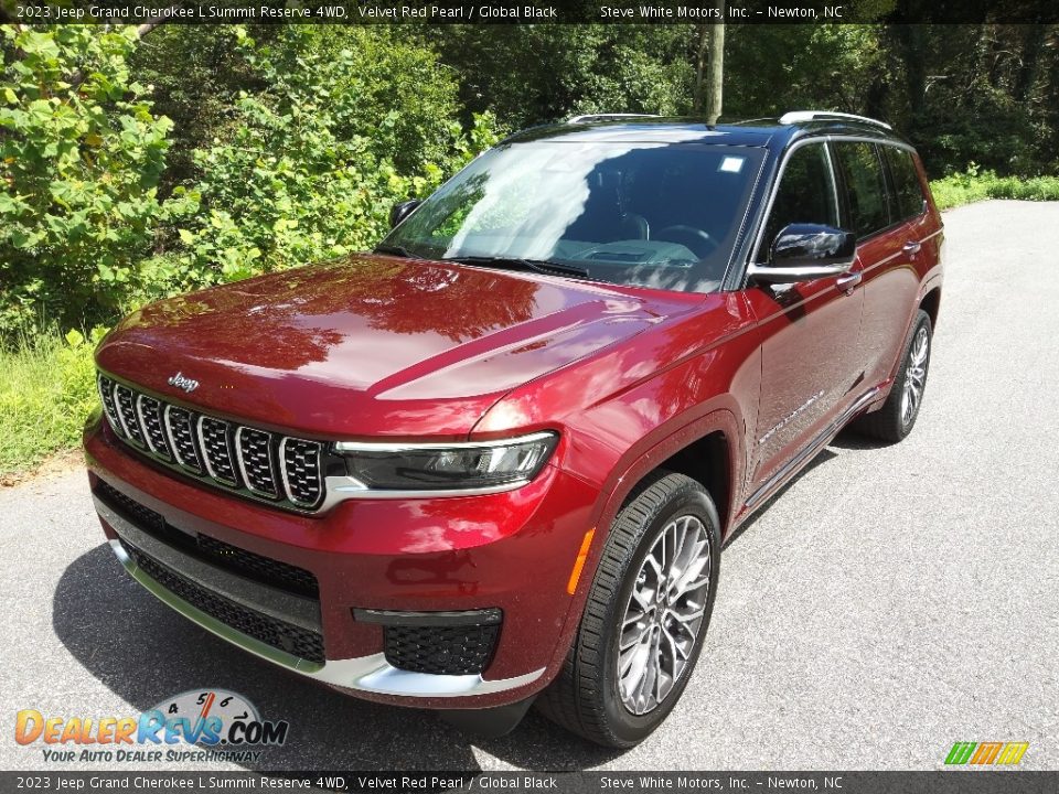 Velvet Red Pearl 2023 Jeep Grand Cherokee L Summit Reserve 4WD Photo #2