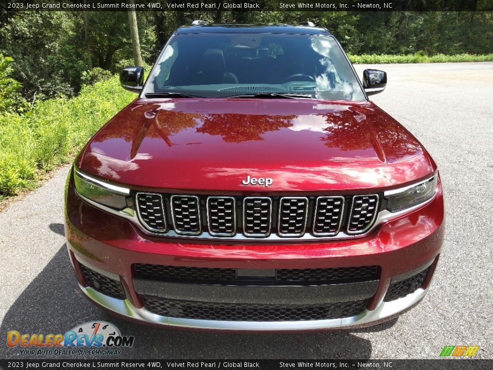 2023 Jeep Grand Cherokee L Summit Reserve 4WD Velvet Red Pearl / Global Black Photo #3