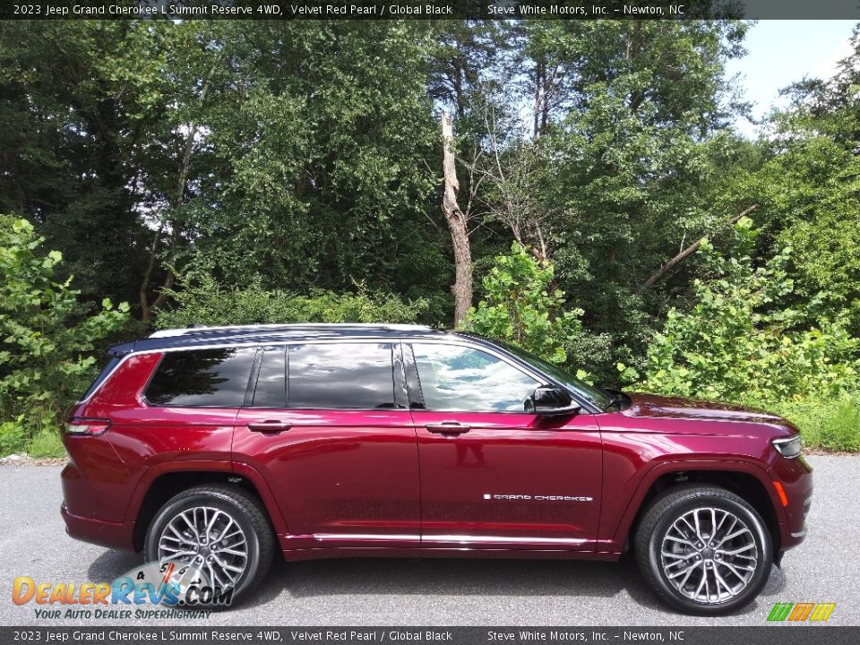 Velvet Red Pearl 2023 Jeep Grand Cherokee L Summit Reserve 4WD Photo #5