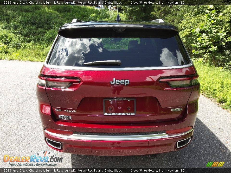2023 Jeep Grand Cherokee L Summit Reserve 4WD Velvet Red Pearl / Global Black Photo #7