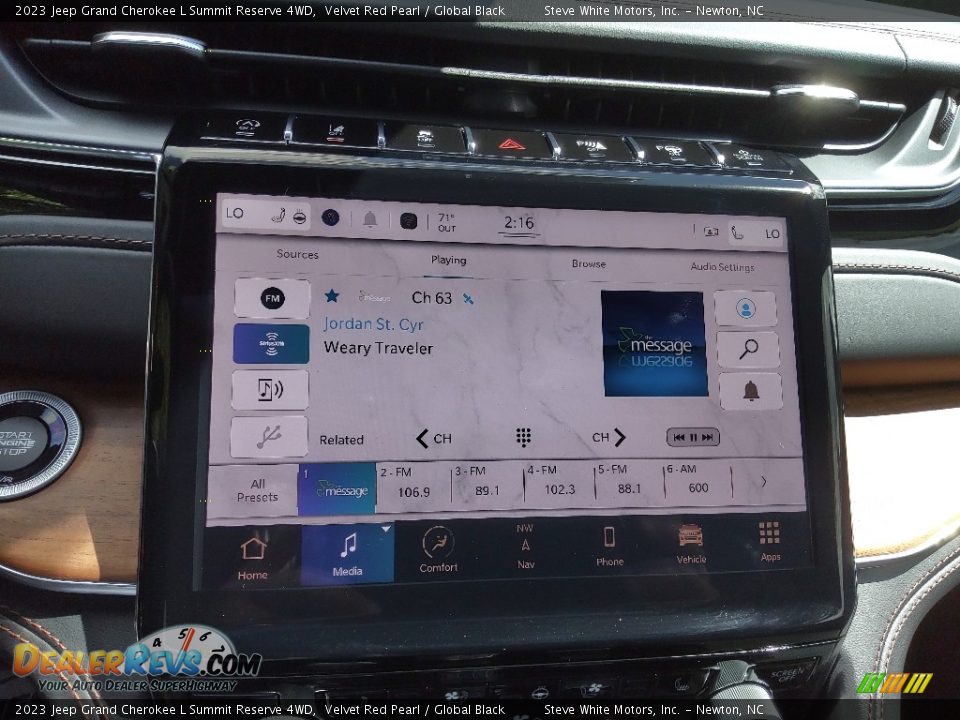 2023 Jeep Grand Cherokee L Summit Reserve 4WD Velvet Red Pearl / Global Black Photo #26