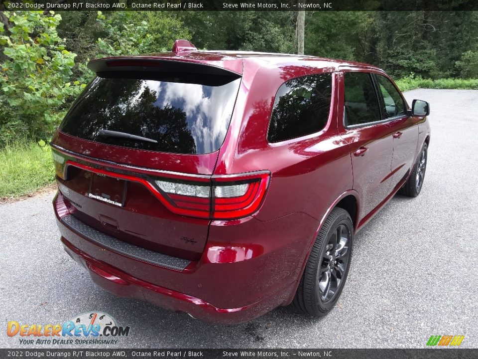 2022 Dodge Durango R/T Blacktop AWD Octane Red Pearl / Black Photo #6