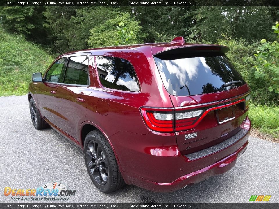 2022 Dodge Durango R/T Blacktop AWD Octane Red Pearl / Black Photo #8