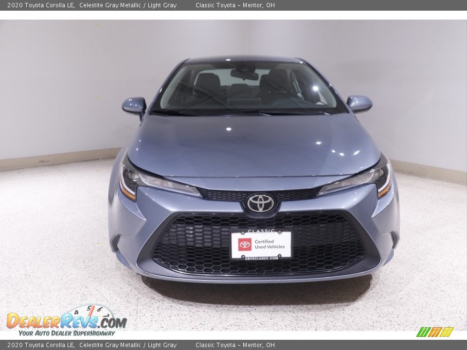 2020 Toyota Corolla LE Celestite Gray Metallic / Light Gray Photo #2