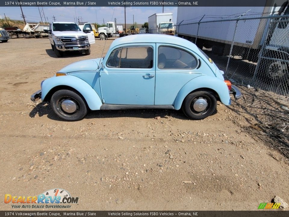 Marina Blue 1974 Volkswagen Beetle Coupe Photo #1