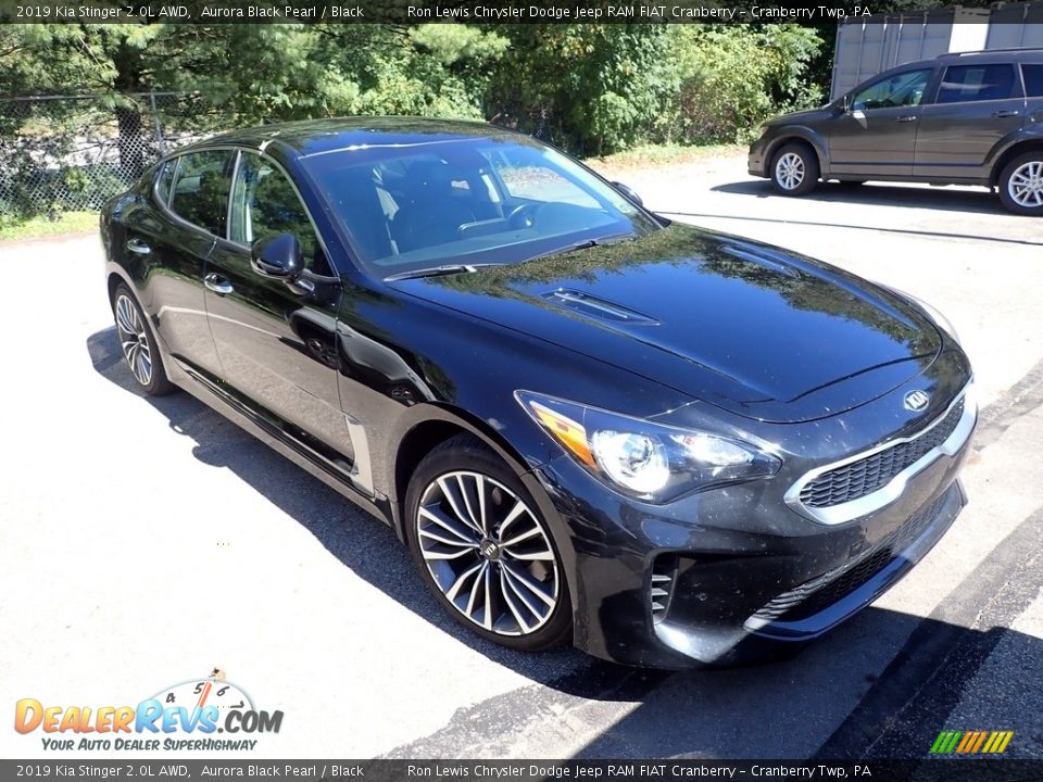 2019 Kia Stinger 2.0L AWD Aurora Black Pearl / Black Photo #2