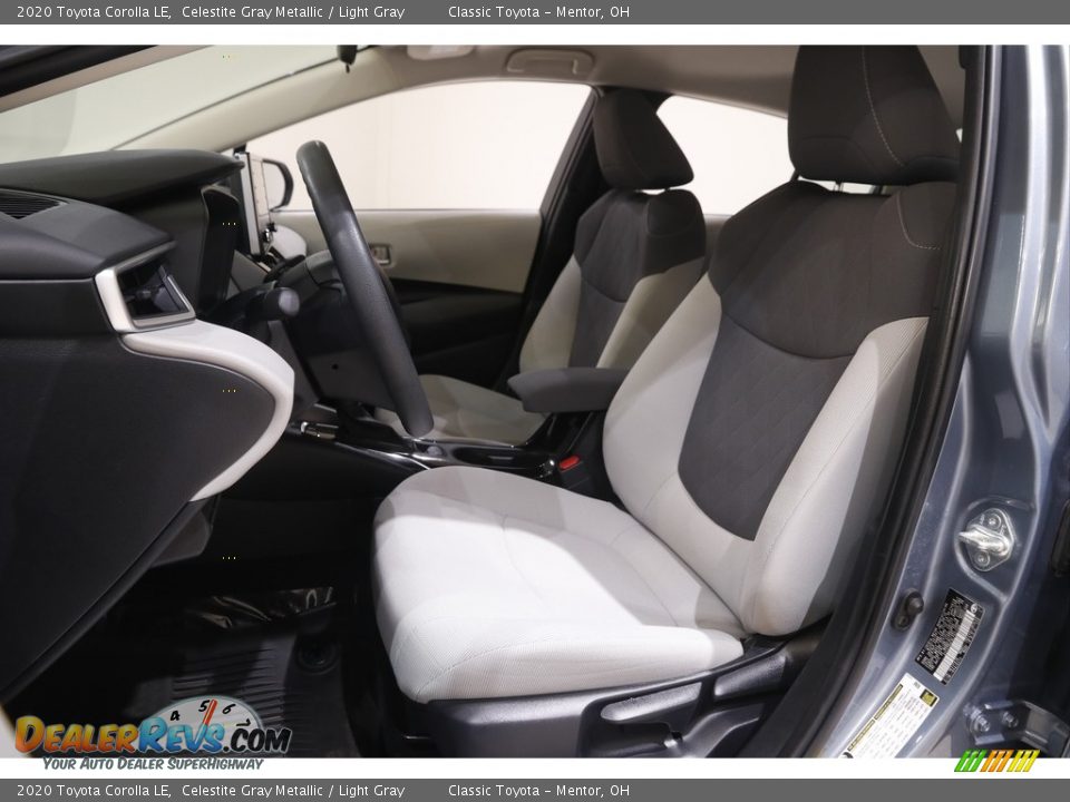 2020 Toyota Corolla LE Celestite Gray Metallic / Light Gray Photo #5