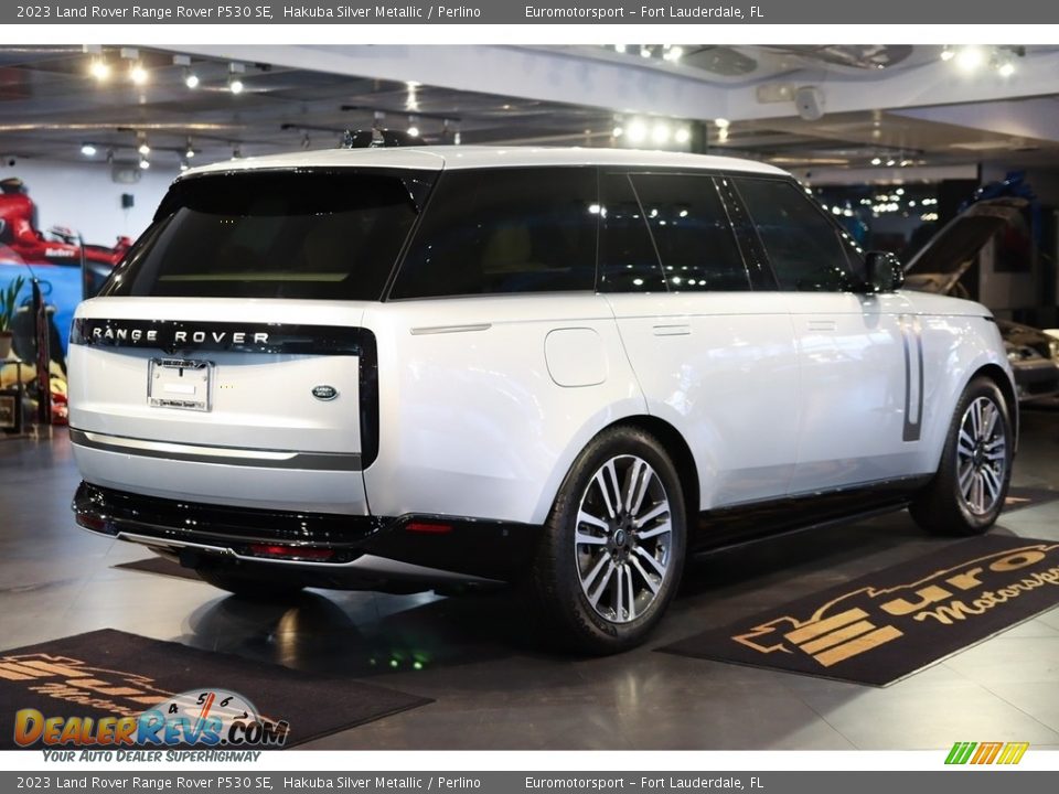 2023 Land Rover Range Rover P530 SE Hakuba Silver Metallic / Perlino Photo #5