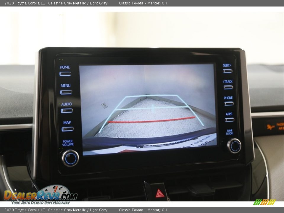 2020 Toyota Corolla LE Celestite Gray Metallic / Light Gray Photo #11