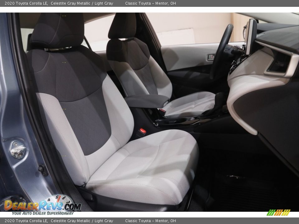 2020 Toyota Corolla LE Celestite Gray Metallic / Light Gray Photo #13