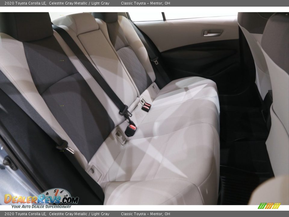 2020 Toyota Corolla LE Celestite Gray Metallic / Light Gray Photo #14