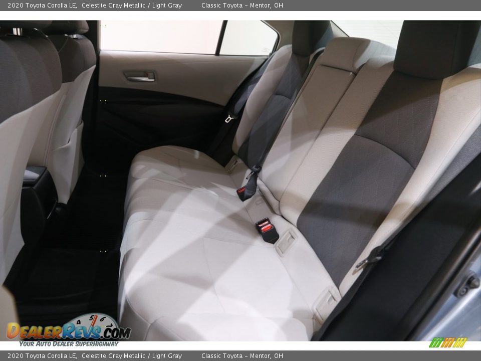 2020 Toyota Corolla LE Celestite Gray Metallic / Light Gray Photo #15