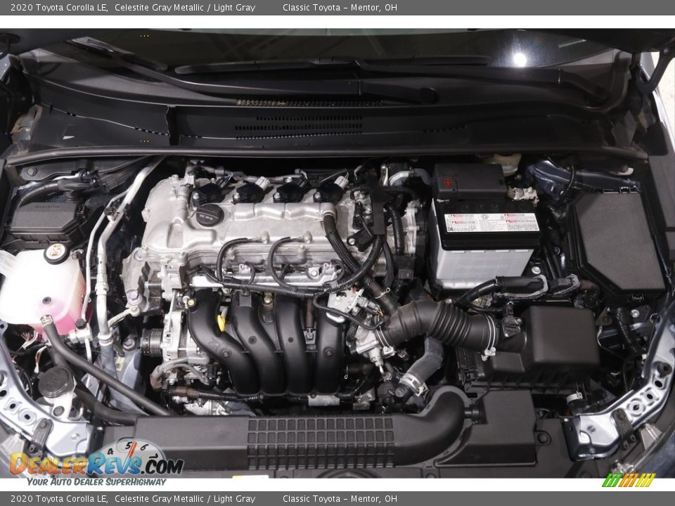 2020 Toyota Corolla LE Celestite Gray Metallic / Light Gray Photo #17