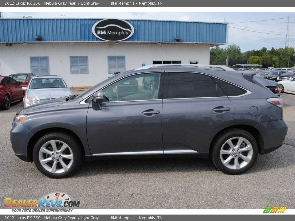 2012 Lexus RX 350 Nebula Gray Pearl / Light Gray Photo #2