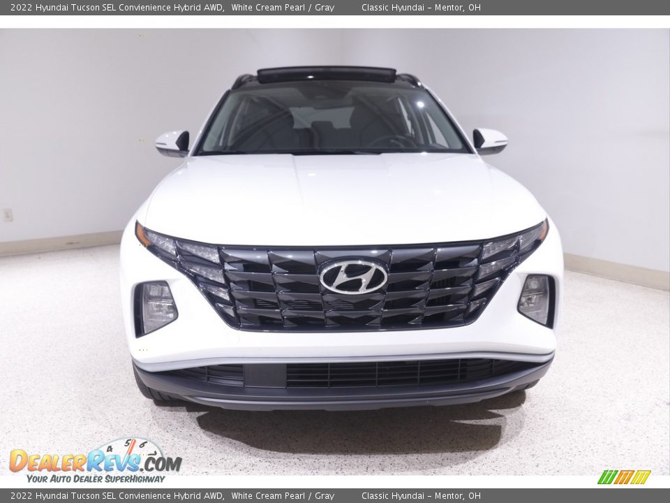 2022 Hyundai Tucson SEL Convienience Hybrid AWD White Cream Pearl / Gray Photo #2