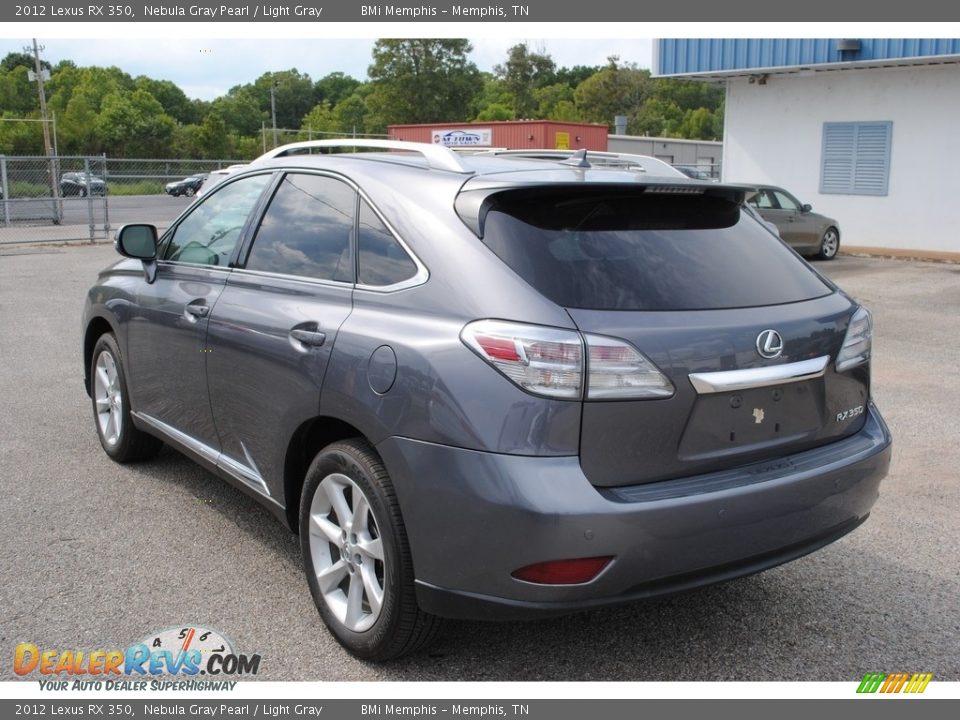 2012 Lexus RX 350 Nebula Gray Pearl / Light Gray Photo #3