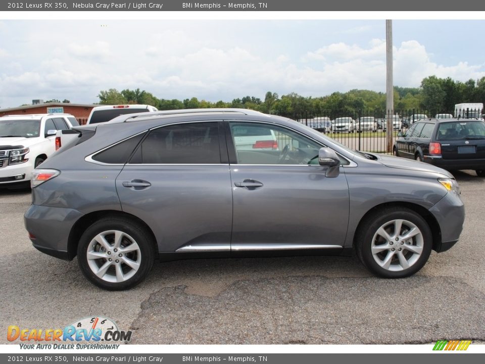 2012 Lexus RX 350 Nebula Gray Pearl / Light Gray Photo #6