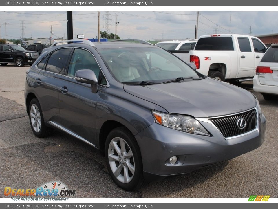 2012 Lexus RX 350 Nebula Gray Pearl / Light Gray Photo #7