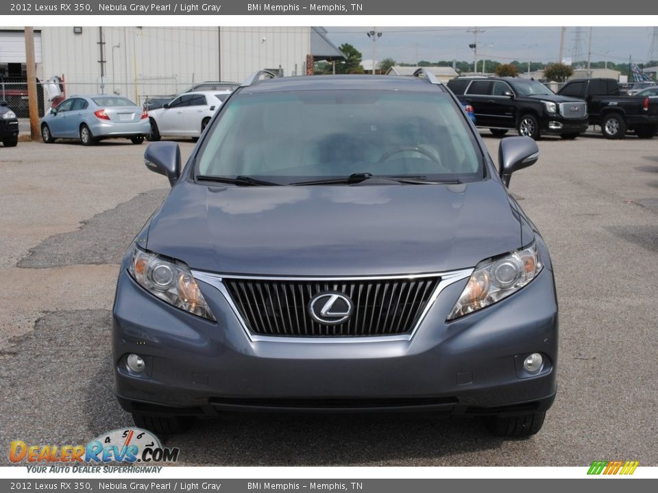 2012 Lexus RX 350 Nebula Gray Pearl / Light Gray Photo #8