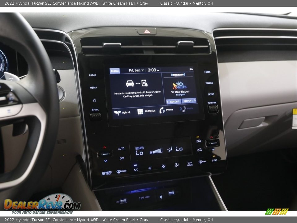 2022 Hyundai Tucson SEL Convienience Hybrid AWD White Cream Pearl / Gray Photo #9