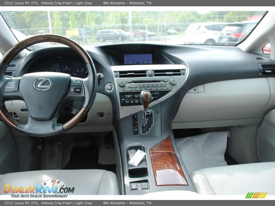 2012 Lexus RX 350 Nebula Gray Pearl / Light Gray Photo #9