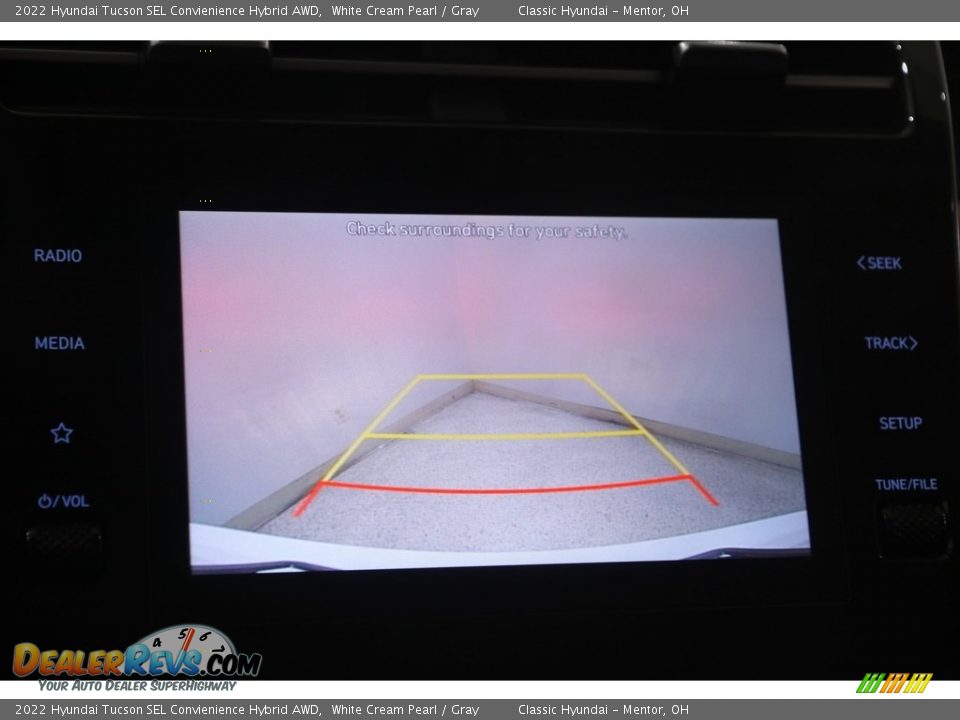 2022 Hyundai Tucson SEL Convienience Hybrid AWD White Cream Pearl / Gray Photo #12