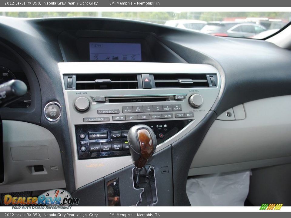 2012 Lexus RX 350 Nebula Gray Pearl / Light Gray Photo #15