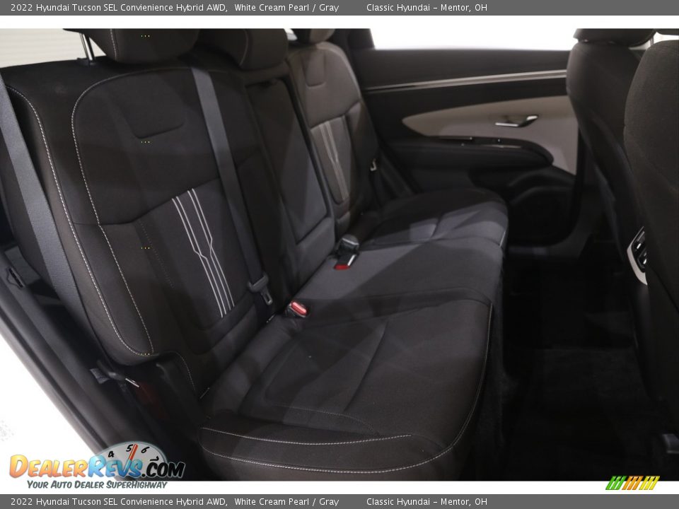 2022 Hyundai Tucson SEL Convienience Hybrid AWD White Cream Pearl / Gray Photo #17