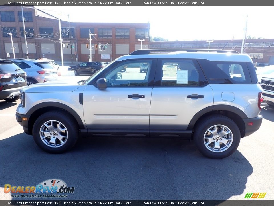 Iconic Silver Metallic 2022 Ford Bronco Sport Base 4x4 Photo #5