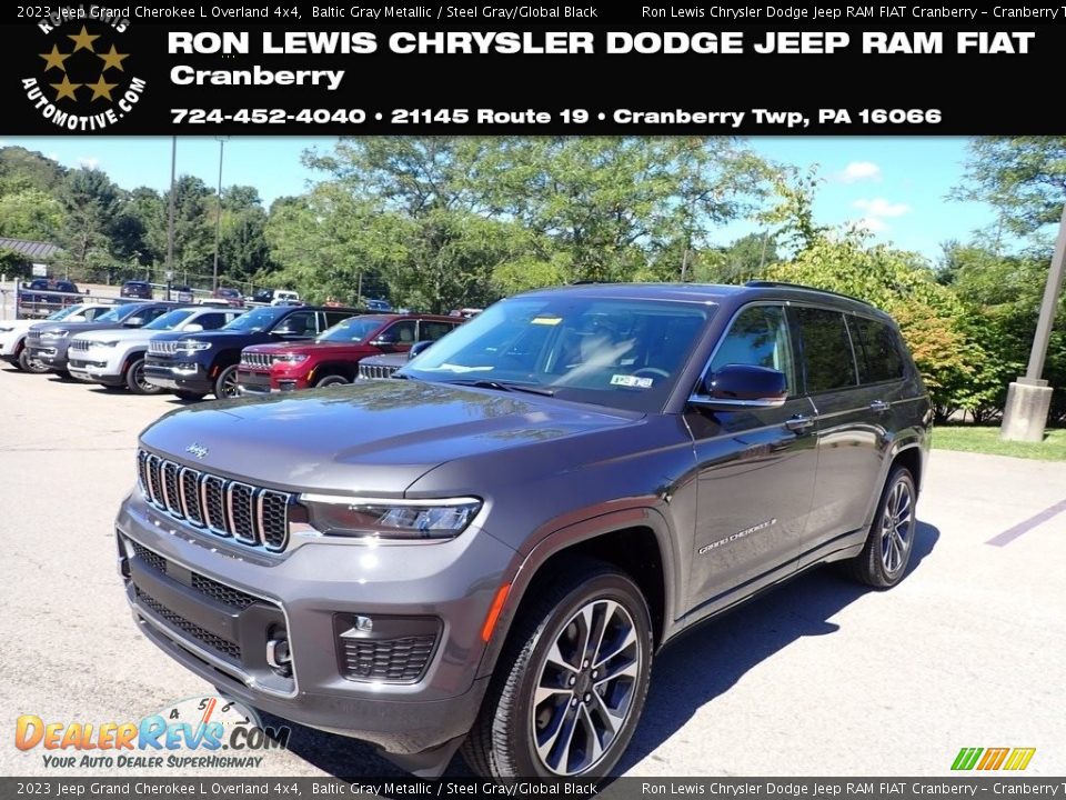 2023 Jeep Grand Cherokee L Overland 4x4 Baltic Gray Metallic / Steel Gray/Global Black Photo #1