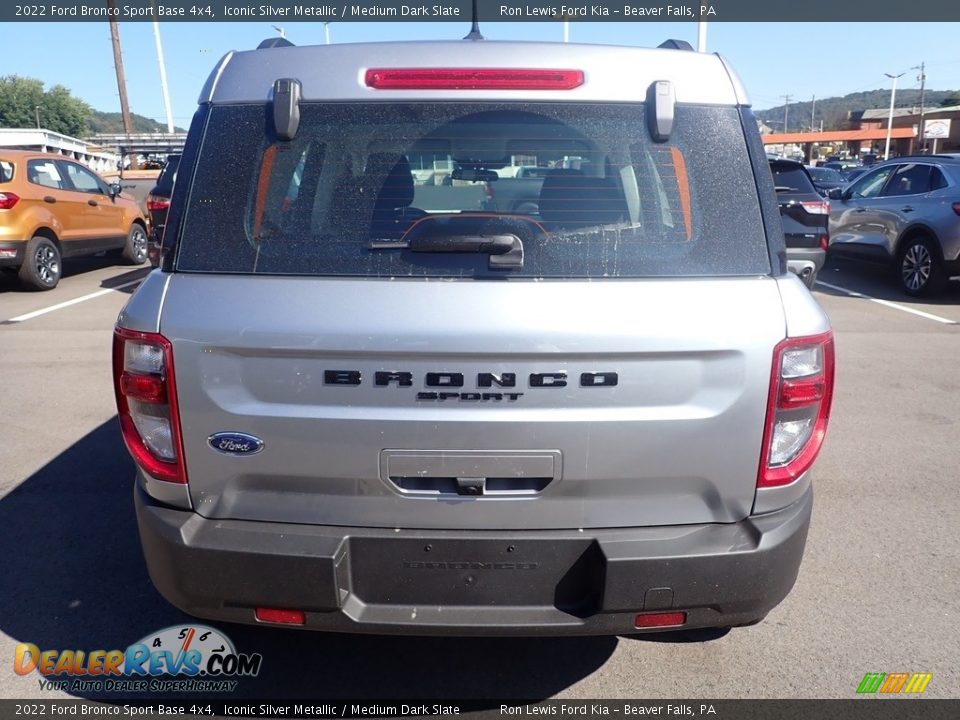 2022 Ford Bronco Sport Base 4x4 Iconic Silver Metallic / Medium Dark Slate Photo #7