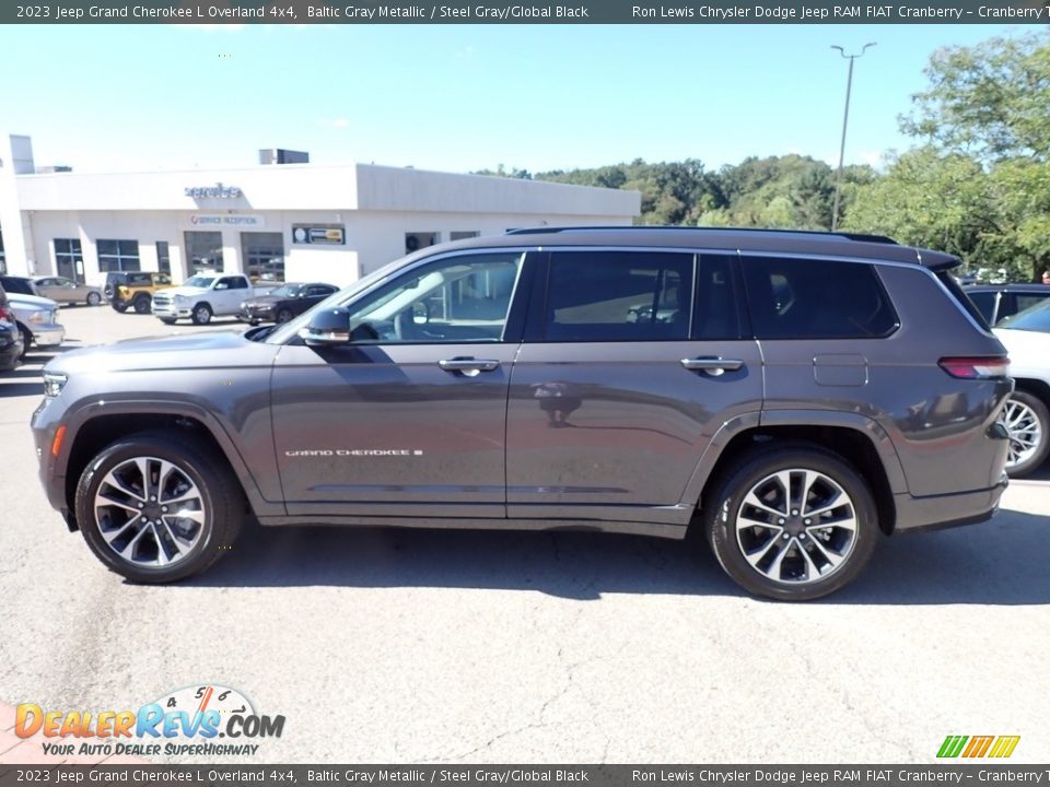 2023 Jeep Grand Cherokee L Overland 4x4 Baltic Gray Metallic / Steel Gray/Global Black Photo #2