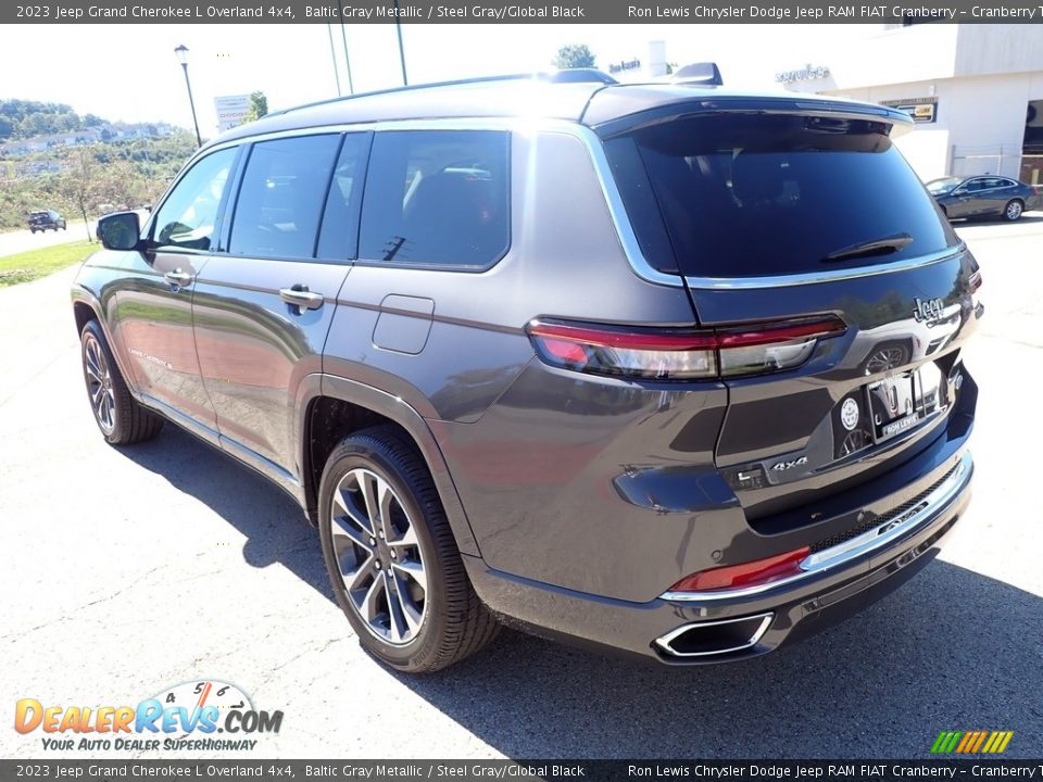 2023 Jeep Grand Cherokee L Overland 4x4 Baltic Gray Metallic / Steel Gray/Global Black Photo #3