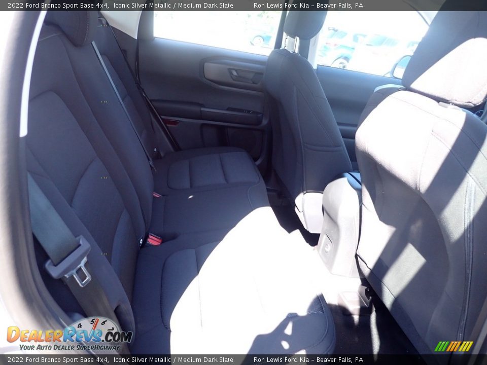 2022 Ford Bronco Sport Base 4x4 Iconic Silver Metallic / Medium Dark Slate Photo #10