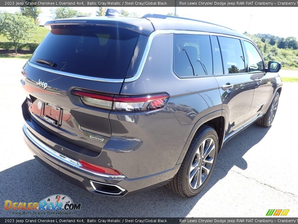 2023 Jeep Grand Cherokee L Overland 4x4 Baltic Gray Metallic / Steel Gray/Global Black Photo #5