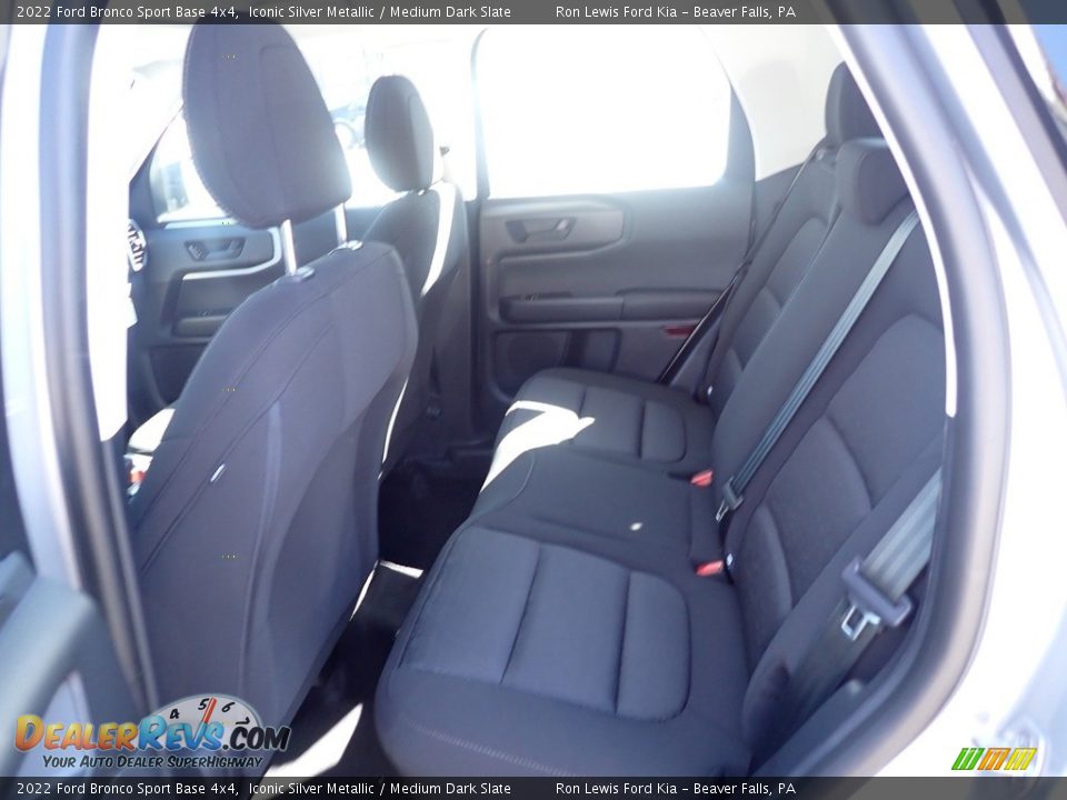 2022 Ford Bronco Sport Base 4x4 Iconic Silver Metallic / Medium Dark Slate Photo #12