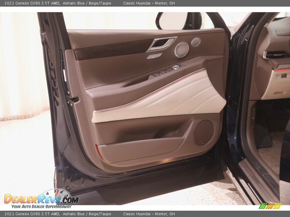 Door Panel of 2021 Genesis GV80 3.5T AWD Photo #4