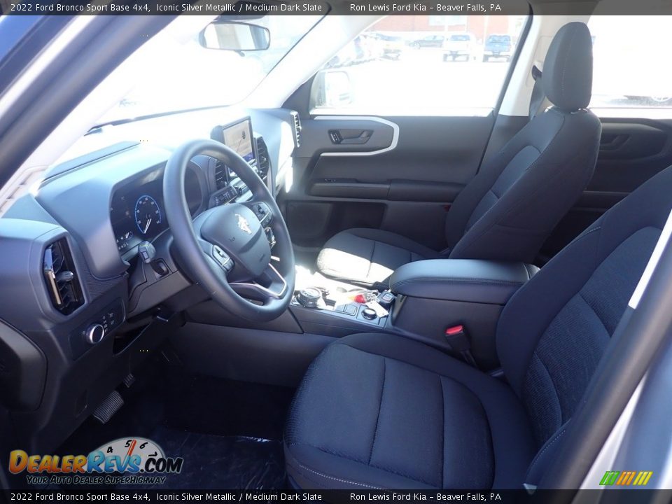 2022 Ford Bronco Sport Base 4x4 Iconic Silver Metallic / Medium Dark Slate Photo #14