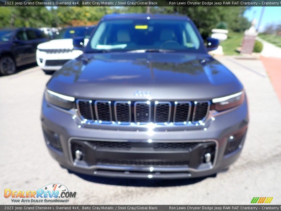 2023 Jeep Grand Cherokee L Overland 4x4 Baltic Gray Metallic / Steel Gray/Global Black Photo #8