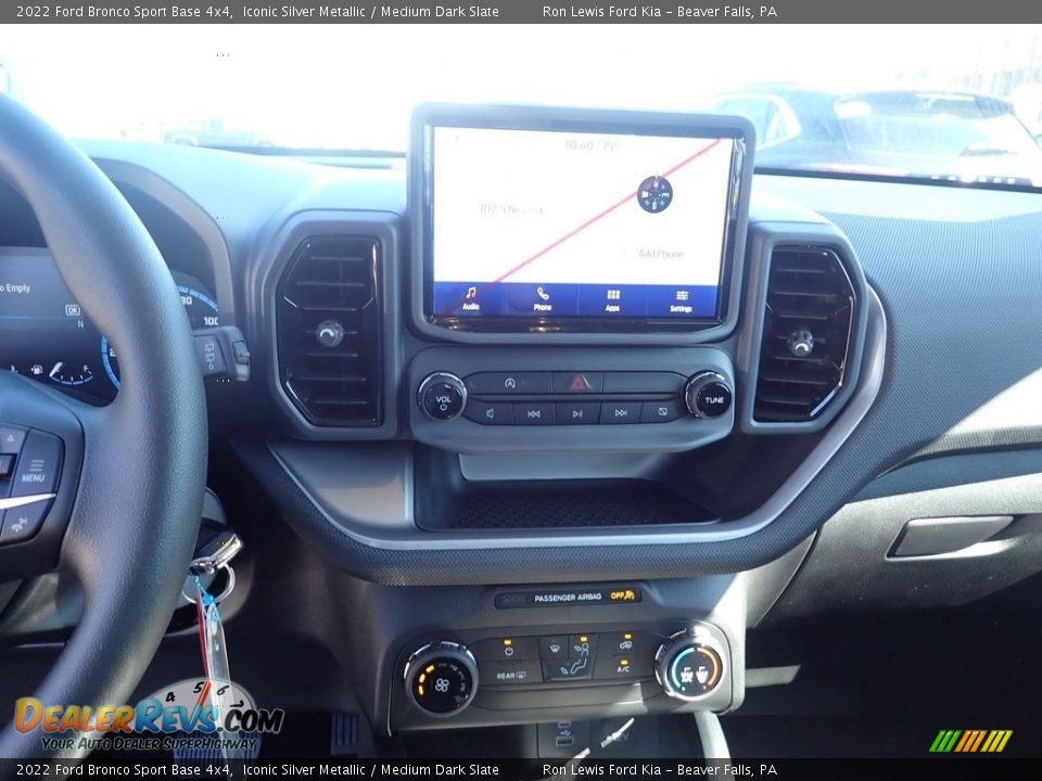 2022 Ford Bronco Sport Base 4x4 Iconic Silver Metallic / Medium Dark Slate Photo #17