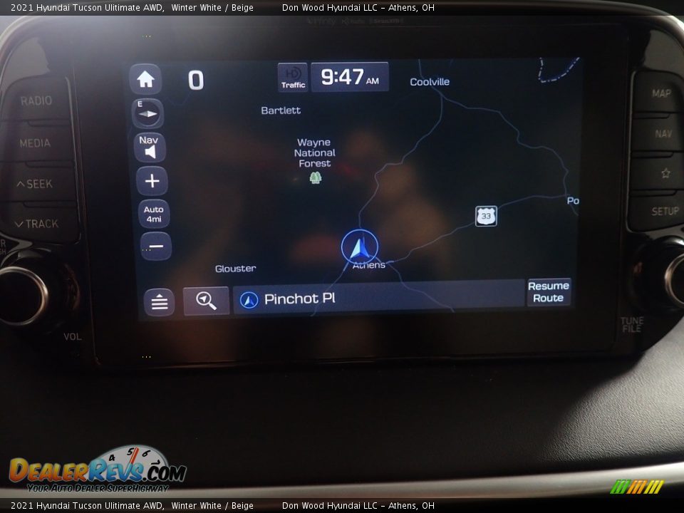 2021 Hyundai Tucson Ulitimate AWD Winter White / Beige Photo #3