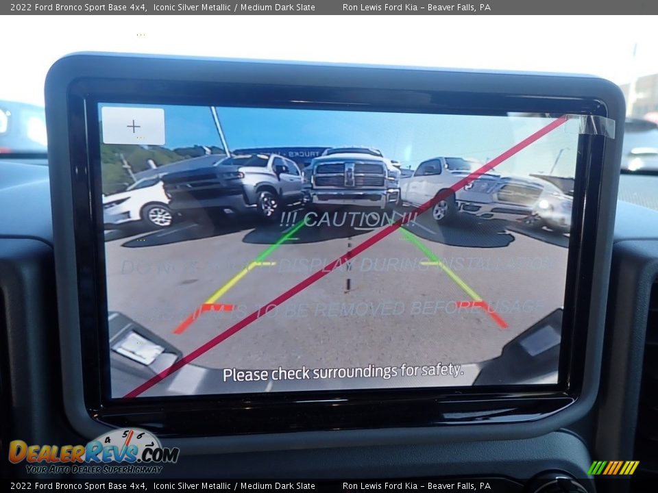 2022 Ford Bronco Sport Base 4x4 Iconic Silver Metallic / Medium Dark Slate Photo #18